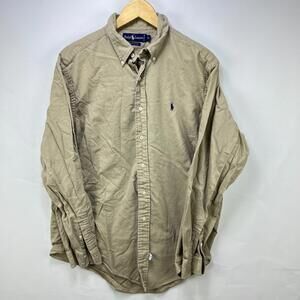 Vintage 90s Polo Ralph Lauren Button-Up Shirt Pony Blake XL